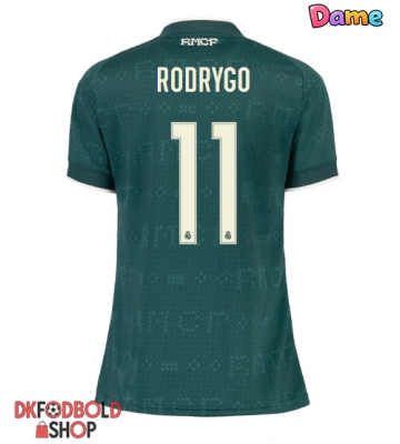 Real Madrid Rodrygo Goes #11 Udebanetrøje Dame 2026-27 Kort ærmer Real Madrid Rodrygo Goes #11 Udebanetrøje Dame 2026-27 Kort ærmer